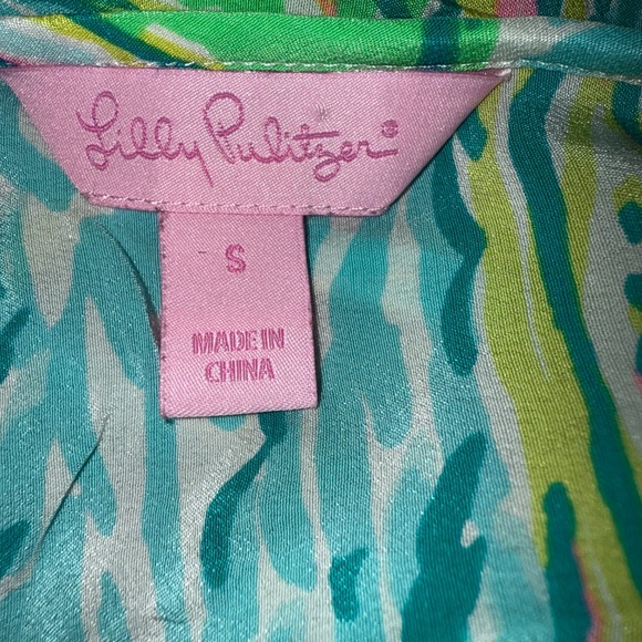 Lilly Pulitzer Rylan You Gotta Regatta Silk Dress S - Picture 4 of 5